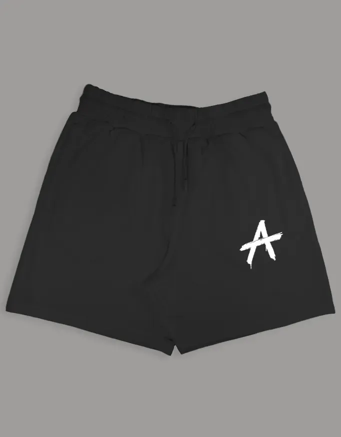 Unisex Terry Shorts (Black) (S).webp