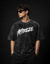 Unisex Acid Washed Oversized Tee (Black)