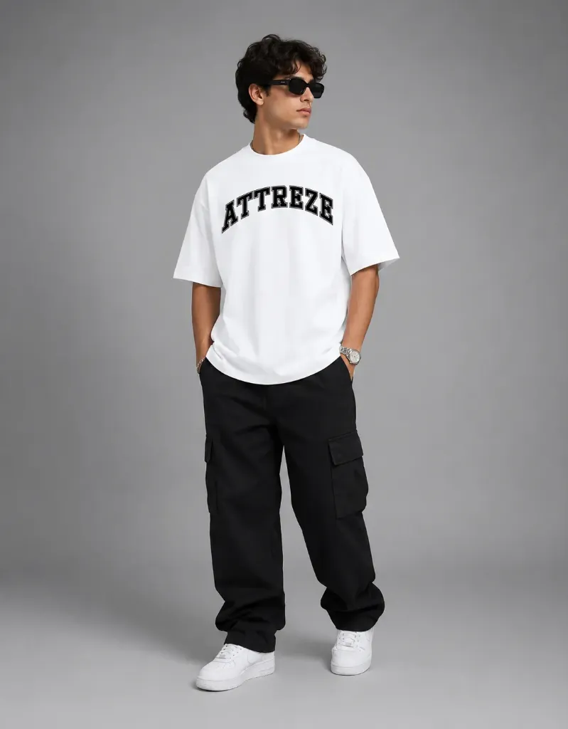 Unisex Oversized T-Shirt (White) (XS)
