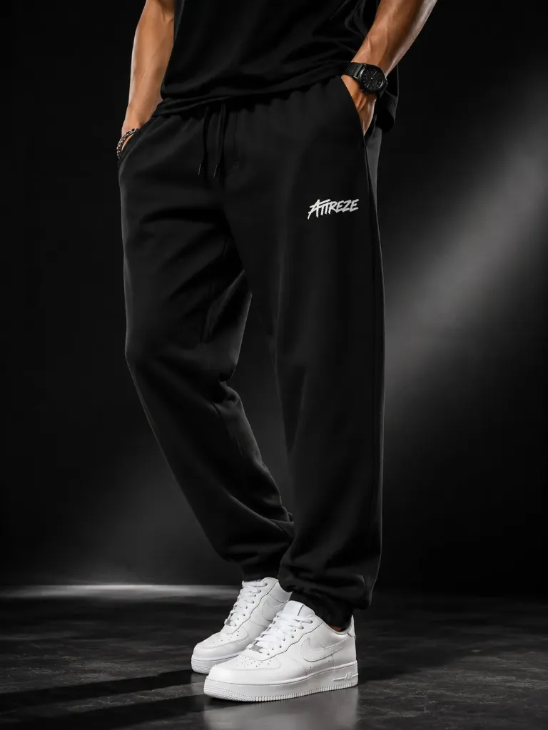 Unisex Sweatpants (Black) (S)