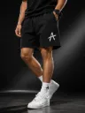 Unisex Terry Shorts (Black)
